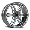 Vision Wedge - 5-Lug 5x115 — Gunmetal Machined Face