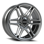 Vision Wedge - 5-Lug 5x139.7 — Gunmetal Machined Face