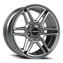 Vision Wedge - 5-Lug 5x139.7 — Gunmetal Machined Face