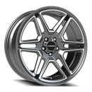 Vision Wedge - 5-Lug 5x115 — Gunmetal Machined Face