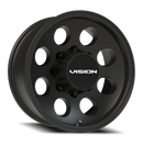 Vision Midway Trailer - 8-Lug 8x165.1 — Satin Black