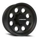 Vision Midway Trailer - 8-Lug 8x165.1 — Satin Black