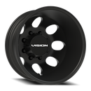 Vision Midway - 8-Lug 8x165.1 — Satin Black (32G)