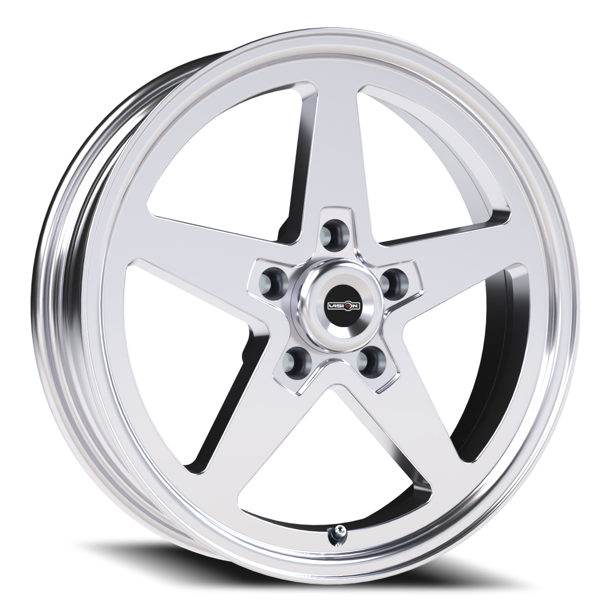 Vision Sport Star - 5-Lug 5x114.3 — Polished
