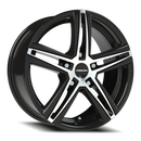 Vision Nitrous - 5-Lug 5x114.3 — Gloss Black Machined Face