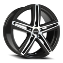 Vision Nitrous - 5-Lug 5x108 — Gloss Black Machined Face