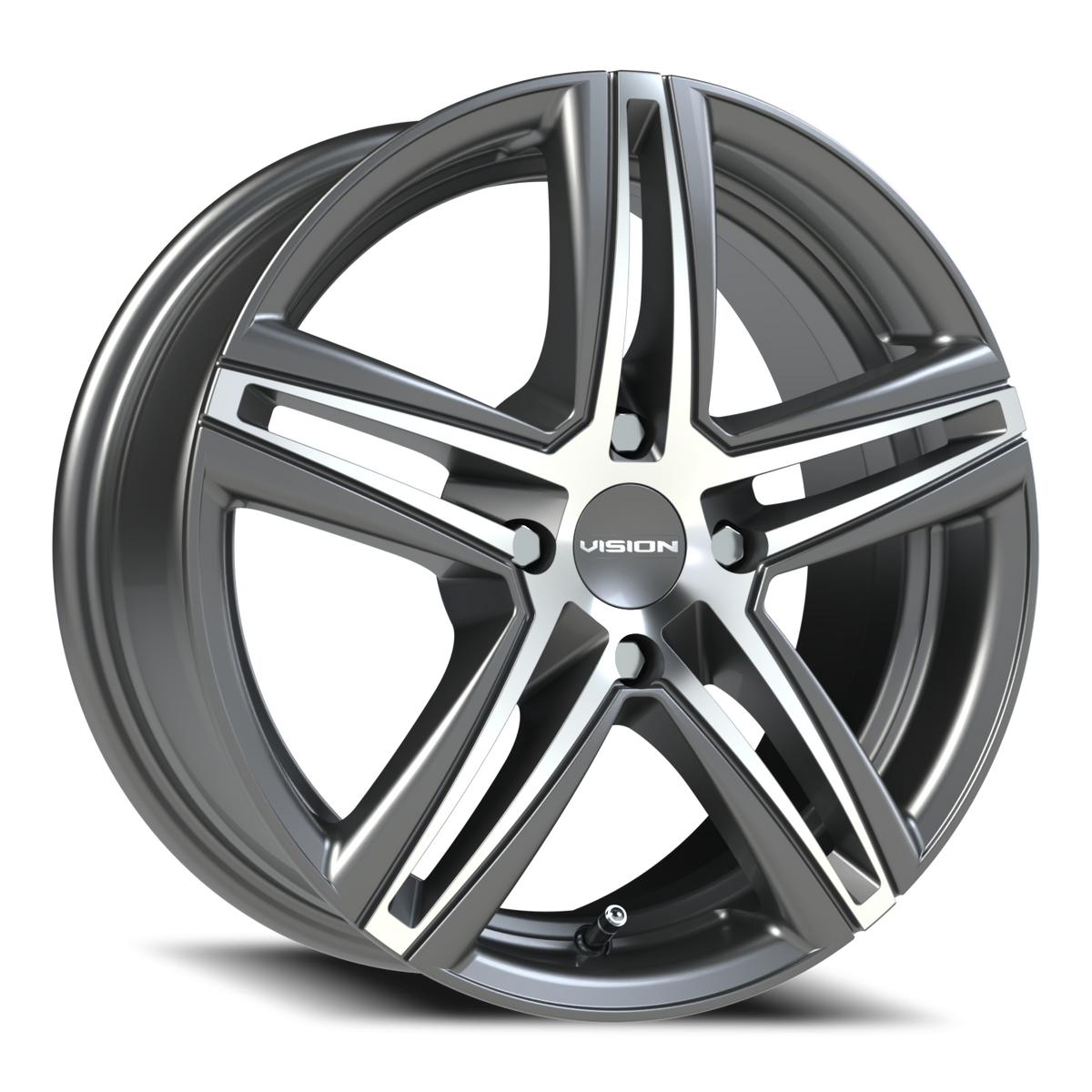 Vision Nitrous - 4-Lug 4x100 — Gunmetal Machined Face