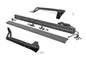 LED Light | Windshield Mnt | 50" Black Dual Row | White DRL | Jeep Wrangler JK (07-18)