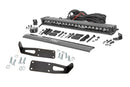 LED Light Kit | Bumper Mount | 20" Black Single Row | White DRL | Ram 2500 (03-18)/3500 (03-18)