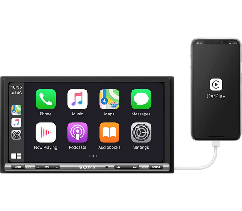 Sony 6.95” (17.6 cm) CarPlay/ Android Auto Media Receiver