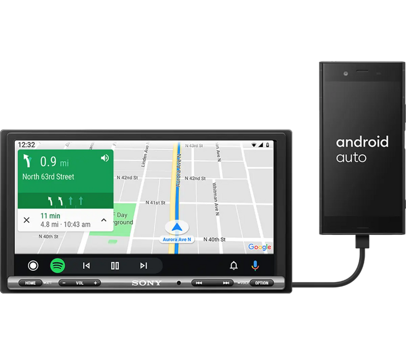 Sony 6.95” (17.6 cm) CarPlay/ Android Auto Media Receiver