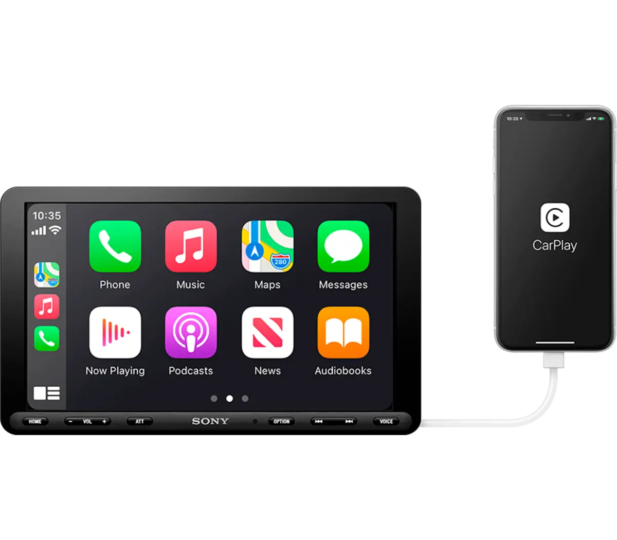 Sony 8.95” (22.7 cm) CarPlay/ Android Auto Media Receiver – Street ...