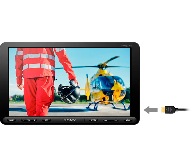 Sony 8.95” (22.7 cm) CarPlay/ Android Auto Media Receiver