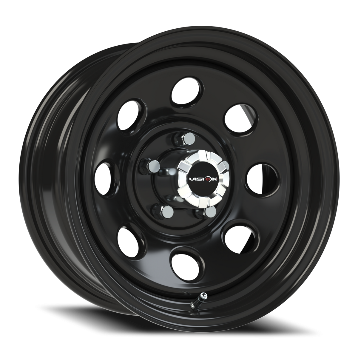 Vision Soft-8 - 5-Lug 5x120.65 — Gloss Black