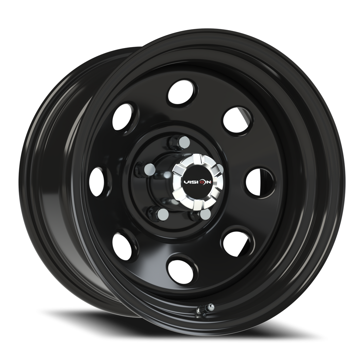 Vision Soft-8 - 5-Lug 5x114.3 — Gloss Black
