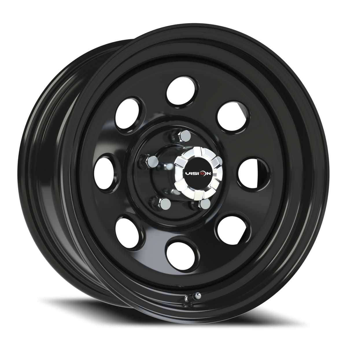 Vision Soft-8 - 5-Lug 5x114.3 — Gloss Black
