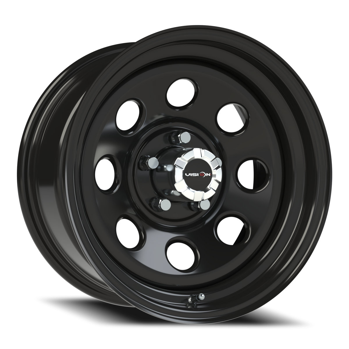 Vision Soft-8 - 5-Lug 5x114.3 — Gloss Black