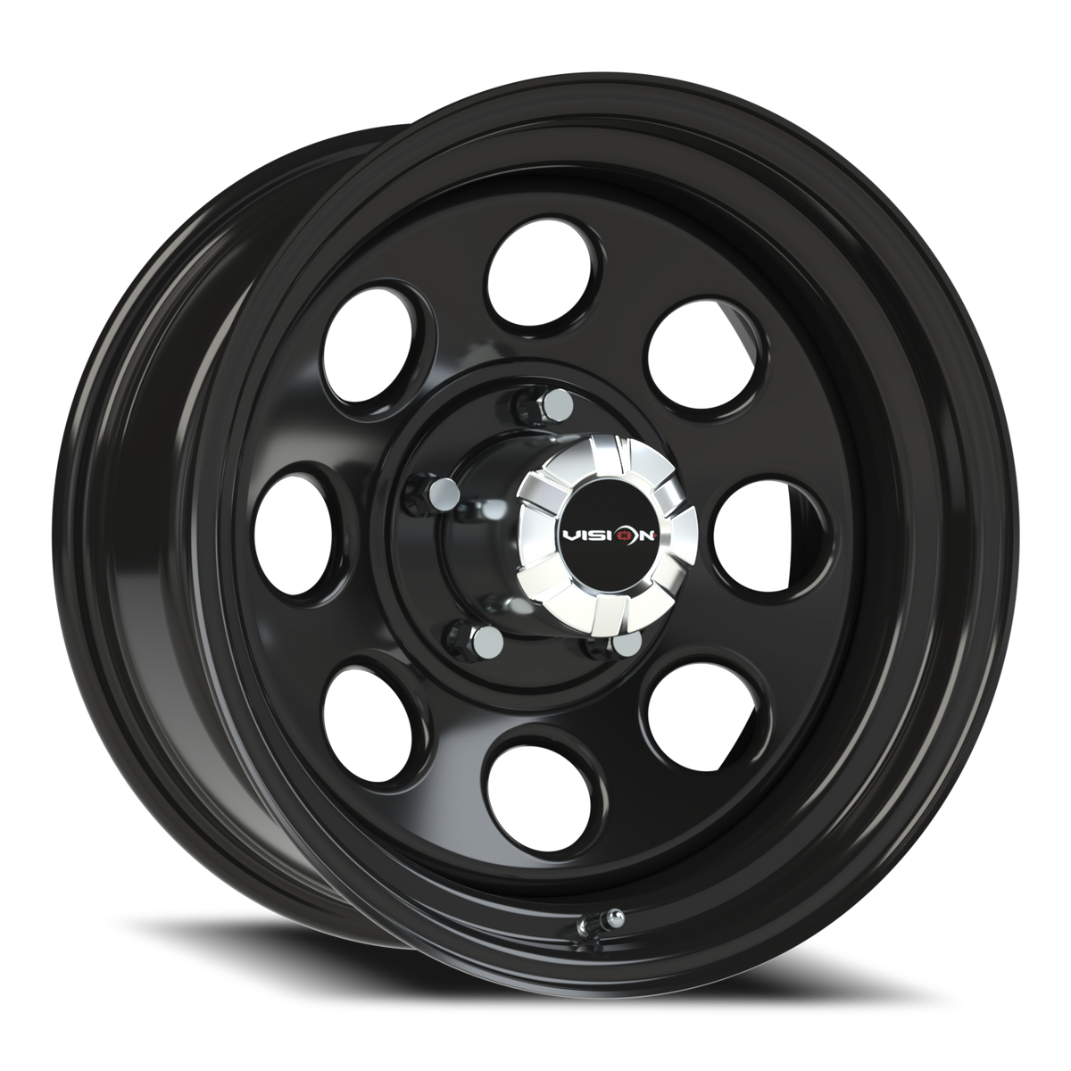 Vision Soft-8 - 5-Lug 5x139.7 — Gloss Black
