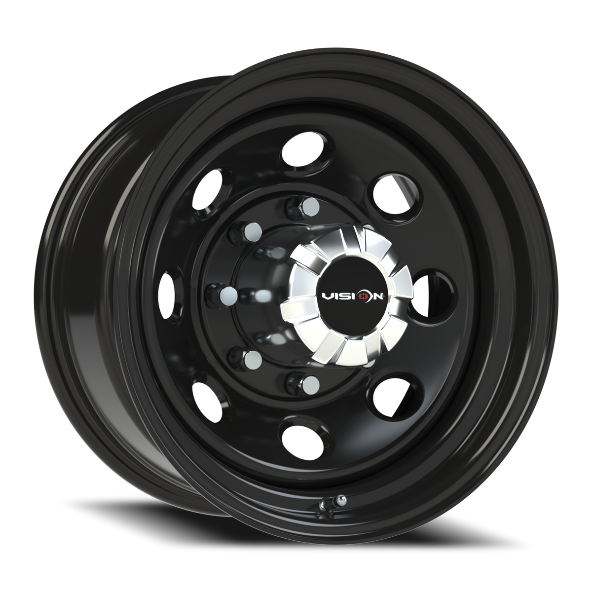 Vision Soft-8 - 8-Lug 8x165.1 — Gloss Black