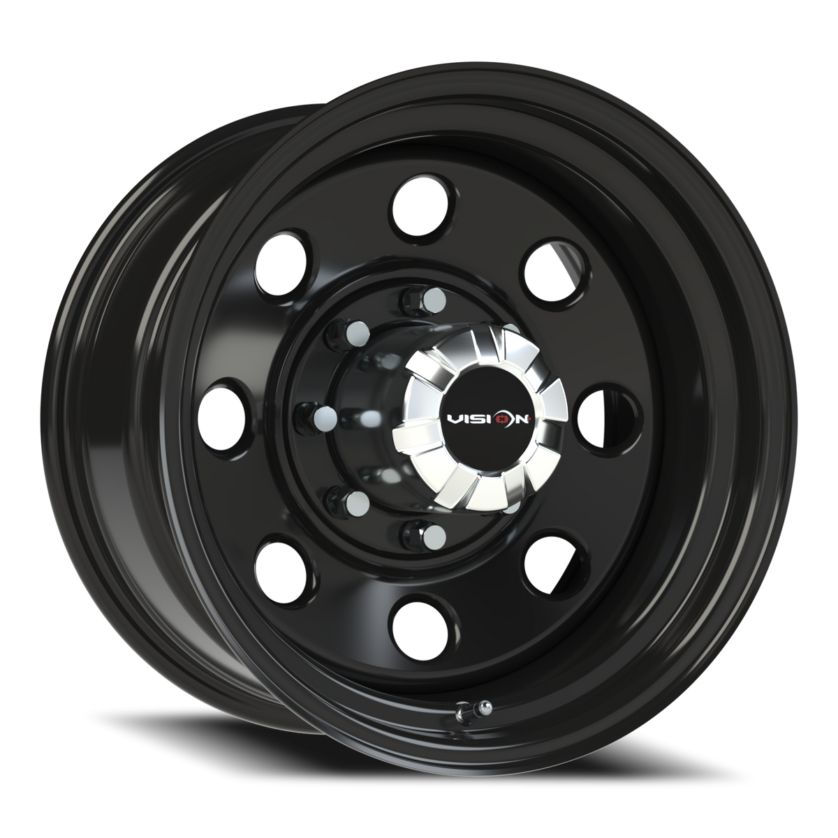 Vision Soft-8 - 8-Lug 8x165.1 — Gloss Black