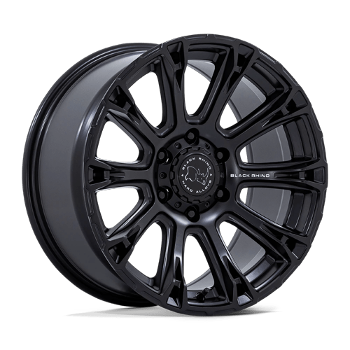 Black Rhino Hard Alloys Diamondback 20" - 6-Lug 6x5.5 — MATTE BLACK