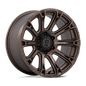 Black Rhino Hard Alloys Diamondback 20" - 6-Lug 6x5.5 — BURNT BRONZE