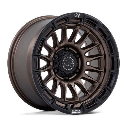 Black Rhino Hard Alloys Rival 20" - 6-Lug 6x135 — BURNT BRONZE W/ MATTE BLACK LIP