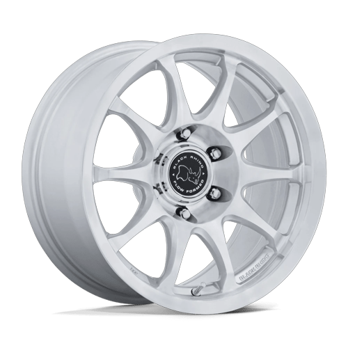 Black Rhino Hard Alloys Ronin 17" - 6-Lug 6x135 — GLOSS SILVER W/ MACHINED FACE