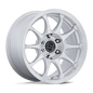 Black Rhino Hard Alloys Ronin 17" - 6-Lug 6x135 — GLOSS SILVER W/ MACHINED FACE