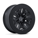Black Rhino Hard Alloys Rockledge 20" - 5-Lug 5x5.5 — MATTE BLACK