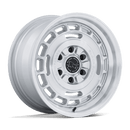 Black Rhino Hard Alloys Vagabond 17" - 6-Lug 6x130 — GLOSS SILVER W/ MACHINED FACE