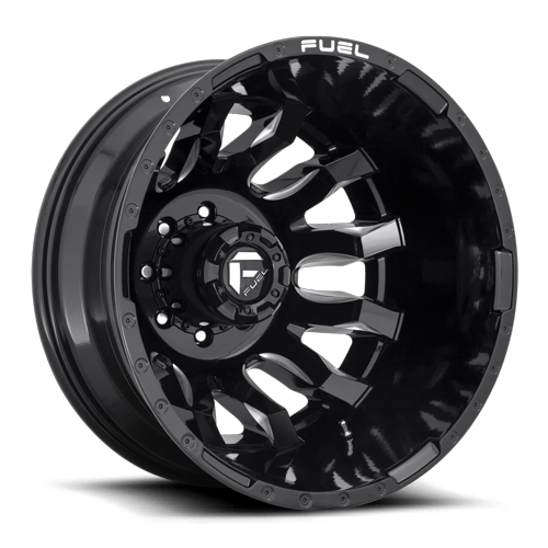 Fuel Blitz 20" - 8-Lug 8x210 — GLOSS BLACK MILLED