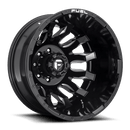 Fuel Blitz 20" - 8-Lug 8x6.5 — GLOSS BLACK MILLED