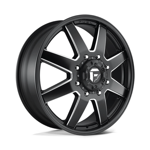 https://assets.wheelpros.com/transform/04944c37-999b-410f-b56a-541251721ee1/FUEL-D538-MAVERICK-DUALLY-24x8-25-ET105-8-LUG-MATTE-BLACK-N-MILLED-REAR-A1-png?size=500