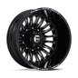 Fuel ARC Dually 22" - 10-Lug 10x225 — GLOSS BLACK MILLED