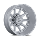 Fuel Circuit Dually 22" - 10-Lug 10x225 — GLOSS SILVER W/ MACHINED FACE
