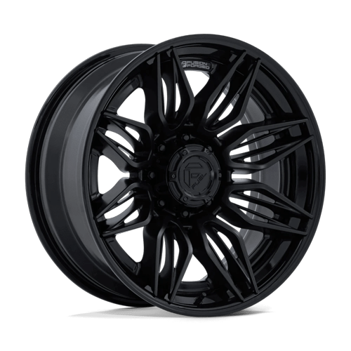 Fuel Mutiny 22" - 8-Lug 8x6.5 — MATTE BLACK W/ GLOSS BLACK LIP