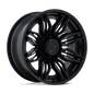 Fuel Mutiny 22" - 8-Lug 8x180 — MATTE BLACK W/ GLOSS BLACK LIP