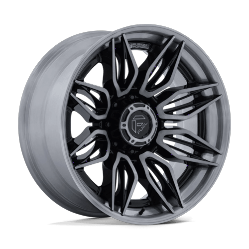 Fuel Mutiny 22" - 8-Lug 8x6.5 — GLOSS BLACK W/ BRUSHED DARK TINT