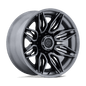 Fuel Mutiny 22" - 8-Lug 8x170 — GLOSS BLACK W/ BRUSHED DARK TINT