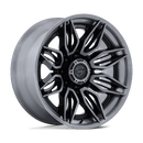 Fuel Mutiny 22" - 8-Lug 8x170 — GLOSS BLACK W/ BRUSHED DARK TINT