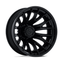 Fuel Catalyst Dually 20" - 8-Lug 8x210 — MATTE BLACK W/ GLOSS BLACK LIP