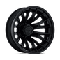 Fuel Catalyst Dually 24" - 8-Lug 8x210 — MATTE BLACK W/ GLOSS BLACK LIP