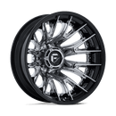 Fuel Catalyst Dually 20" - 8-Lug 8x210 — CHROME W/ GLOSS BLACK LIP