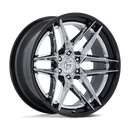 Fuel Flight 20" - 6-Lug 6x5.5 — CHROME W/ GLOSS BLACK LIP