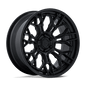 Fuel Hive 22" - 6-Lug 6x135 — MATTE BLACK W/ GLOSS BLACK LIP