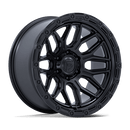 Fuel Surge 18" - 6-Lug 6x5.5 — MATTE BLACK W/ GLOSS BLACK LIP