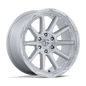 Fuel Circuit 17" - 6-Lug 6x5.5 — GLOSS SILVER W/ MACHINED FACE
