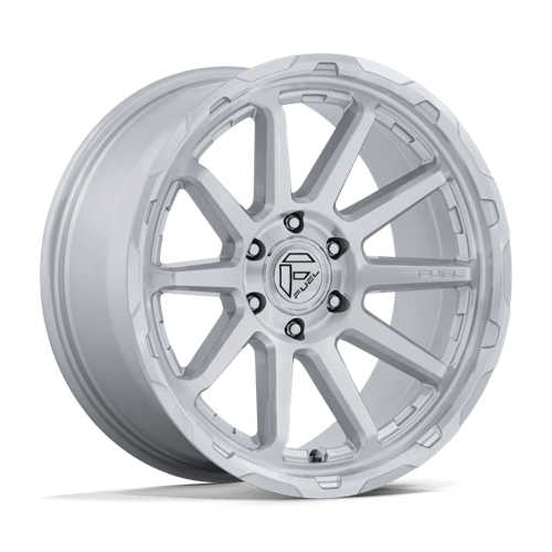 Fuel Circuit 17" - 6-Lug 6x135 — GLOSS SILVER W/ MACHINED FACE