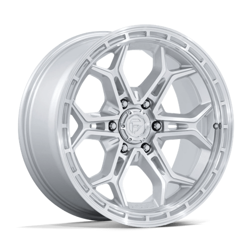 Fuel Heathen 20" - 6-Lug 6x135 — GLOSS SILVER W/ MACHINED FACE
